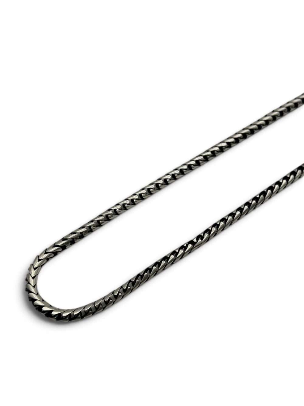 DAWN TITAN Fuchsschwanzkette 925 Sterlingsilber Herrenschmuck – Ansicht 1