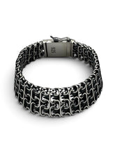 DAWN MARAUDER Mesh-Armband 925 Sterlingsilber Herrenschmuck – Ansicht 1