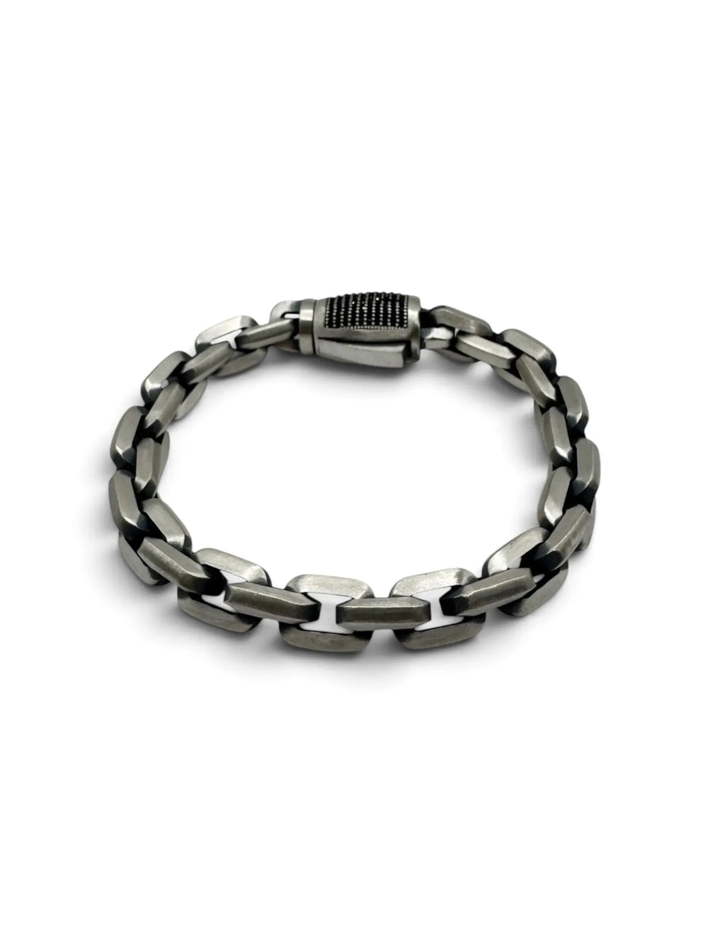 DAWN GUNSLINGER Ankerketten-Armband 925 Sterlingsilber Herrenschmuck – Ansicht 1