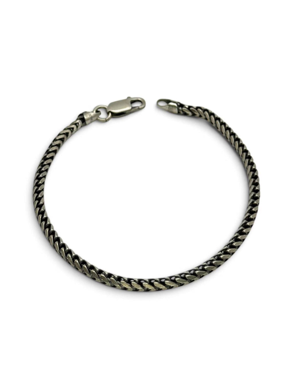 DAWN RATTLER Franco-Armband 925 Sterlingsilber Herrenschmuck – Ansicht 1