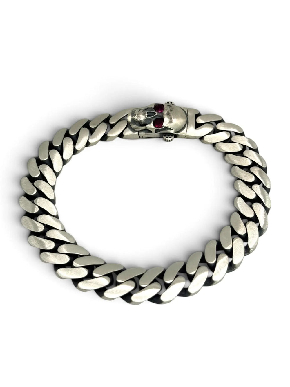 DAWN DEADEYE Armband mit Totenkopf-Verschluss 925 Sterlingsilber – Ansicht 1