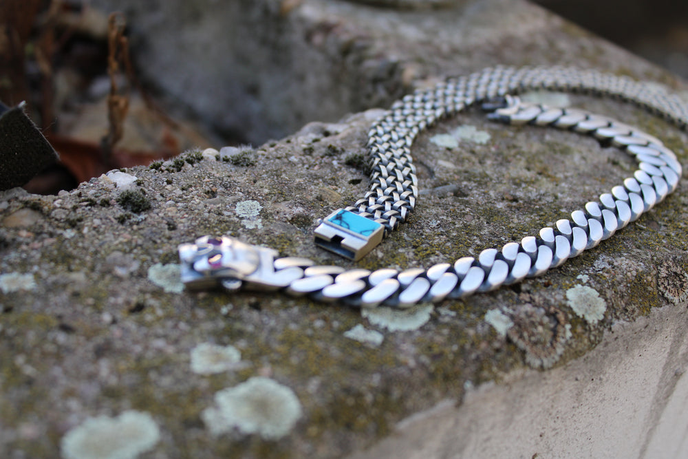 DAWN CANYON Armband mit Türkis 925 Sterlingsilber Herrenschmuck – Ansicht 8