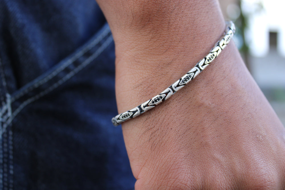 DAWN CENTURION Königsketten-Armband mit Zirkonia 925 Sterlingsilber – Ansicht 8