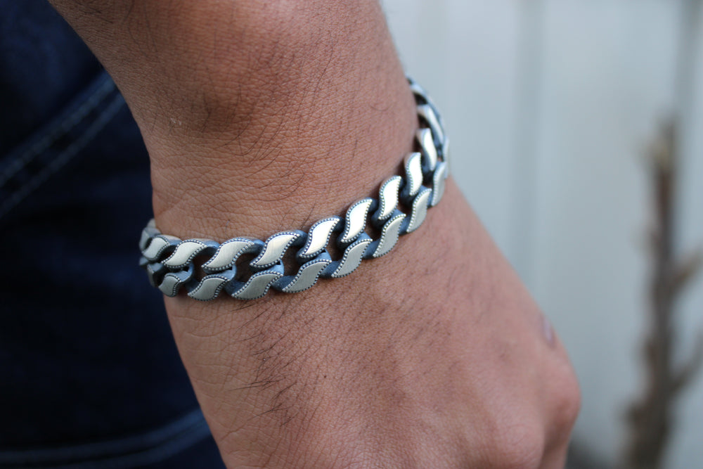 DAWN RAWHIDE Armband 925 Sterlingsilber Herrenschmuck – Ansicht 6