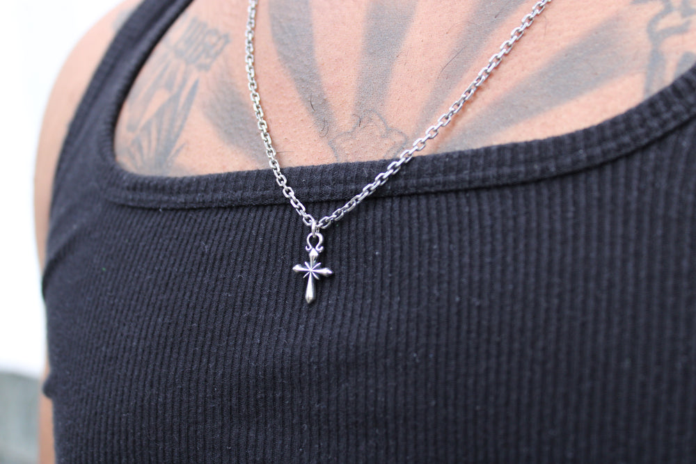 DAWN DEAL Kreuzkette 925 Sterlingsilber für Damen und Herren – Ansicht 13