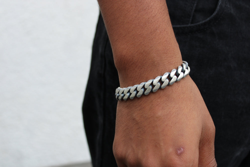 DAWN BRUTUS Cuban-Armband 925 Sterlingsilber Herrenschmuck – Ansicht 7