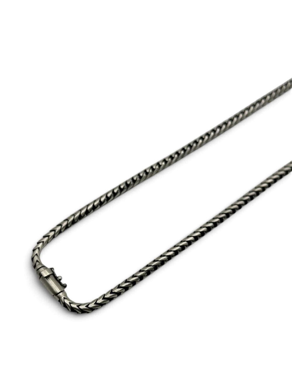 DAWN TITAN Fuchsschwanzkette 925 Sterlingsilber Herrenschmuck – Ansicht 2