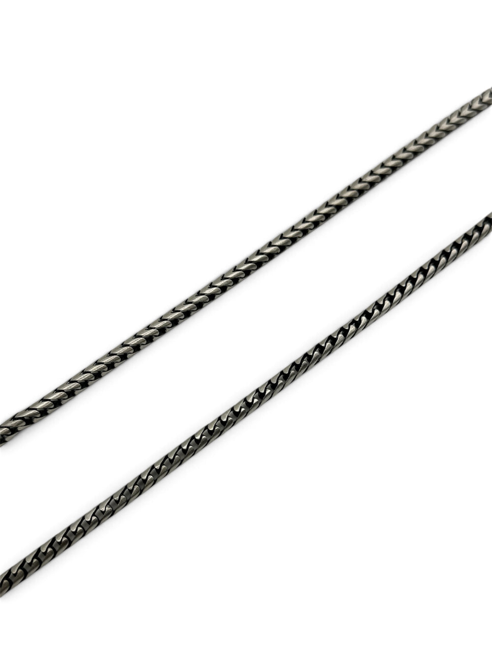 DAWN TITAN Fuchsschwanzkette 925 Sterlingsilber Herrenschmuck – Ansicht 3