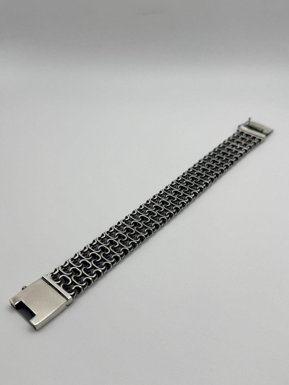 DAWN MARAUDER Mesh-Armband 925 Sterlingsilber Herrenschmuck – Ansicht 6