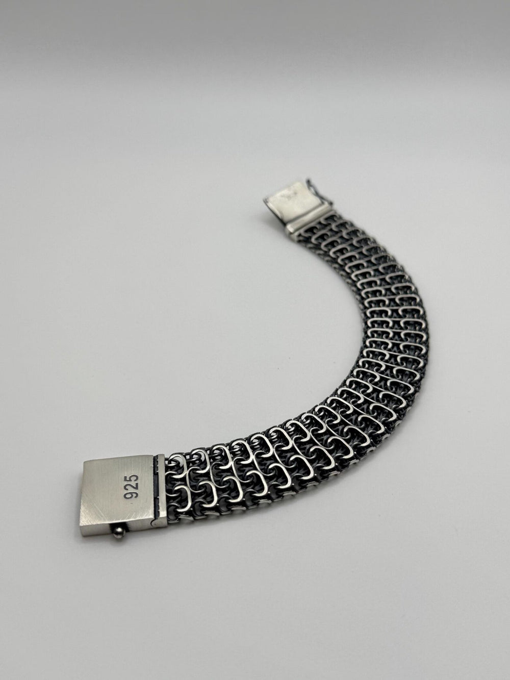 DAWN MARAUDER Mesh-Armband 925 Sterlingsilber Herrenschmuck – Ansicht 7