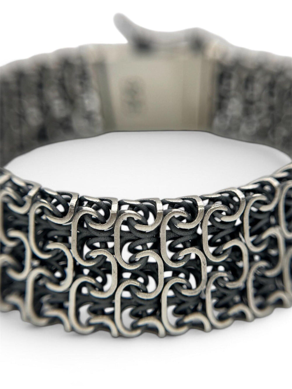 DAWN MARAUDER Mesh-Armband 925 Sterlingsilber Herrenschmuck – Ansicht 4
