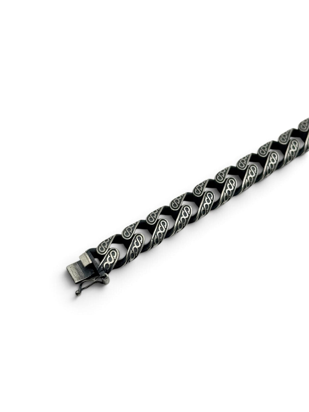 DAWN REAPER Panzerketten-Armband 925 Sterlingsilber Herrenschmuck – Ansicht 4