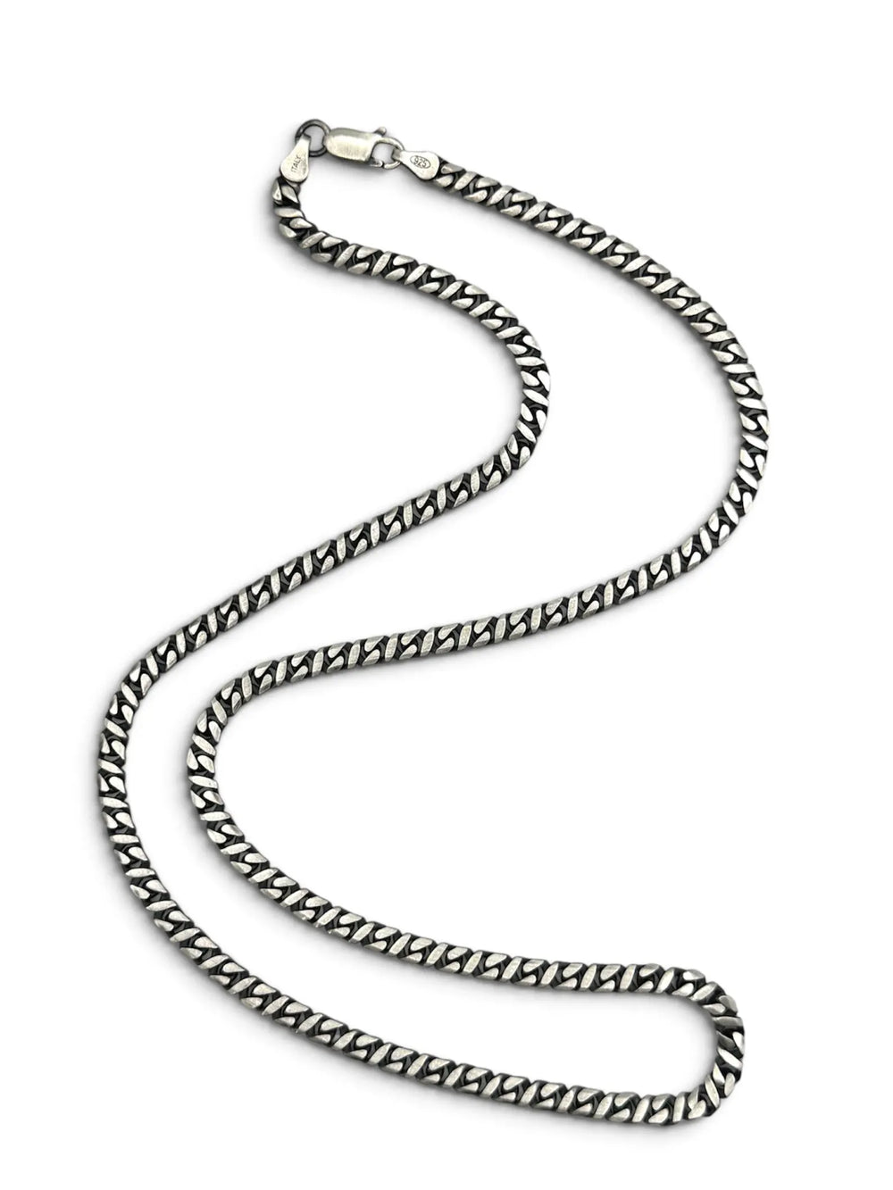 DAWN MUSTANG Cuban-Kette 925 Sterlingsilber Herrenschmuck – Ansicht 4