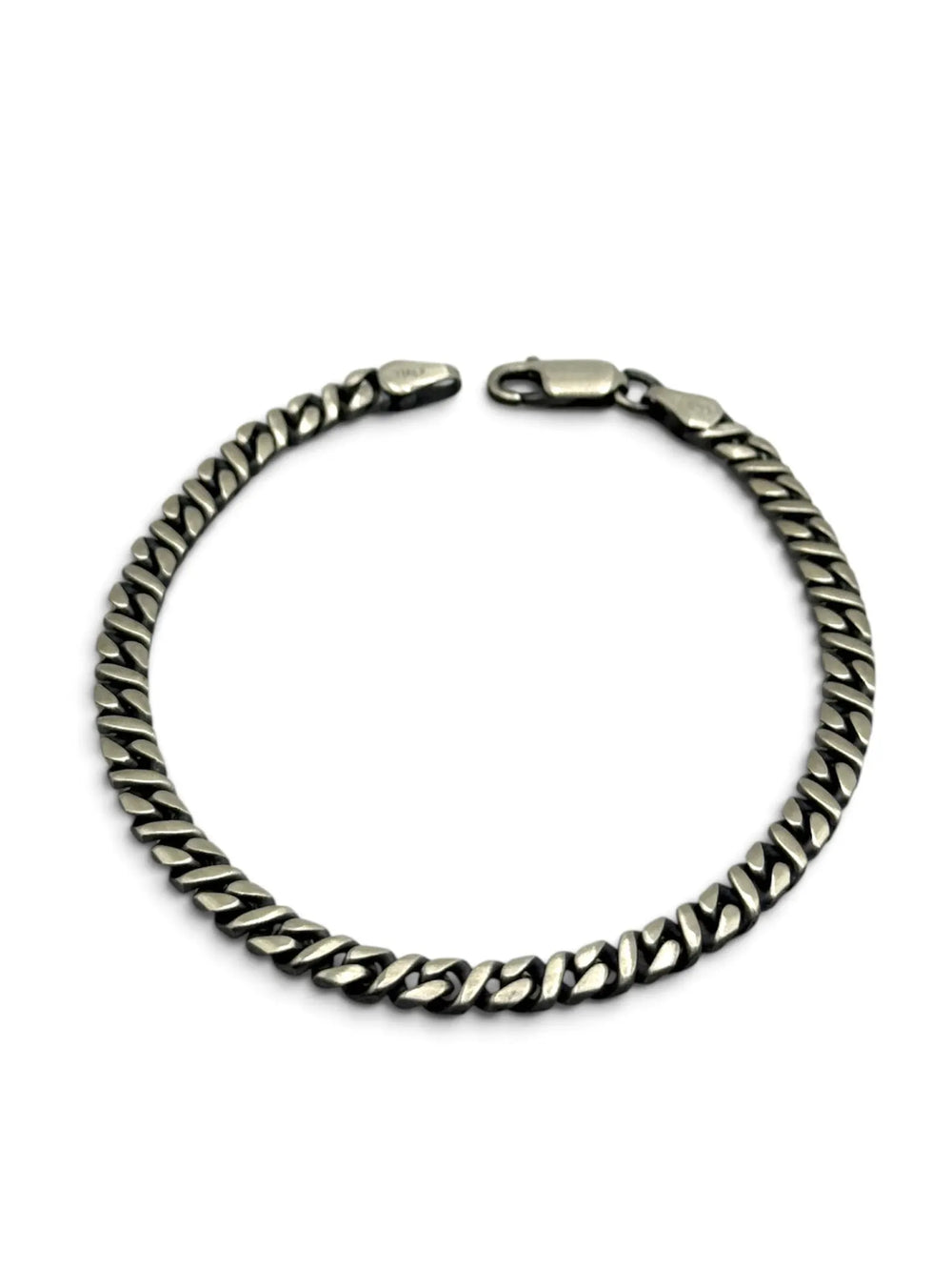 DAWN MUSTANG Cuban-Armband 925 Sterlingsilber Herrenschmuck – Ansicht 1