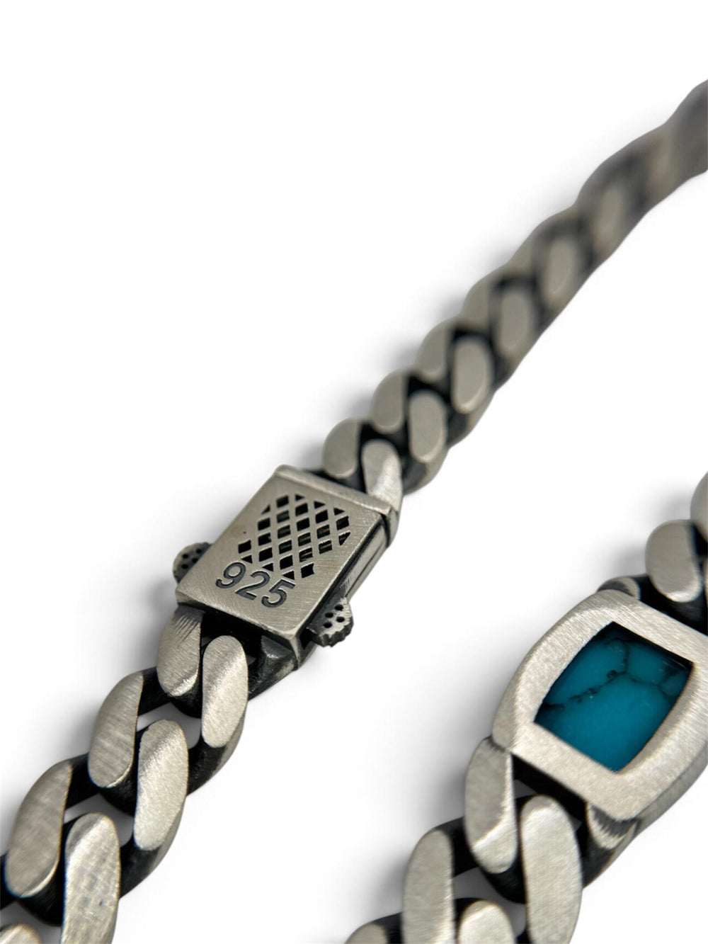 DAWN MESA Armband mit Türkis 925 Sterlingsilber Herrenschmuck – Ansicht 5