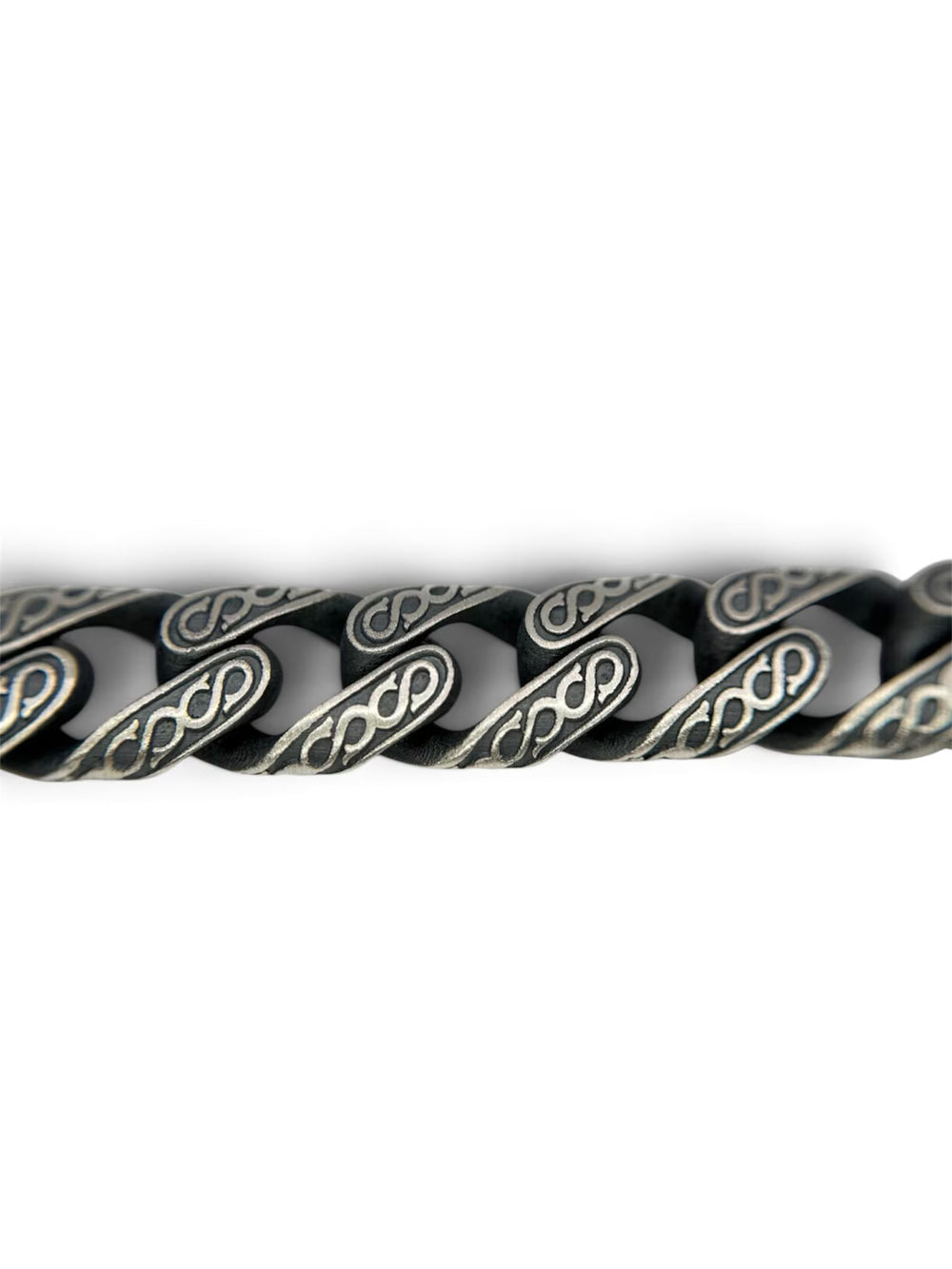 DAWN REAPER Panzerketten-Armband 925 Sterlingsilber Herrenschmuck – Ansicht 2