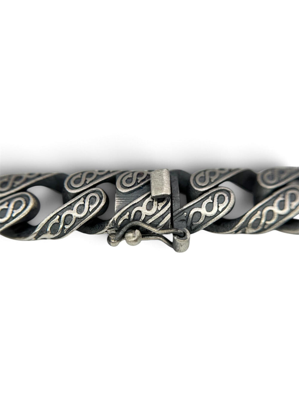 DAWN REAPER Panzerketten-Armband 925 Sterlingsilber Herrenschmuck – Ansicht 6