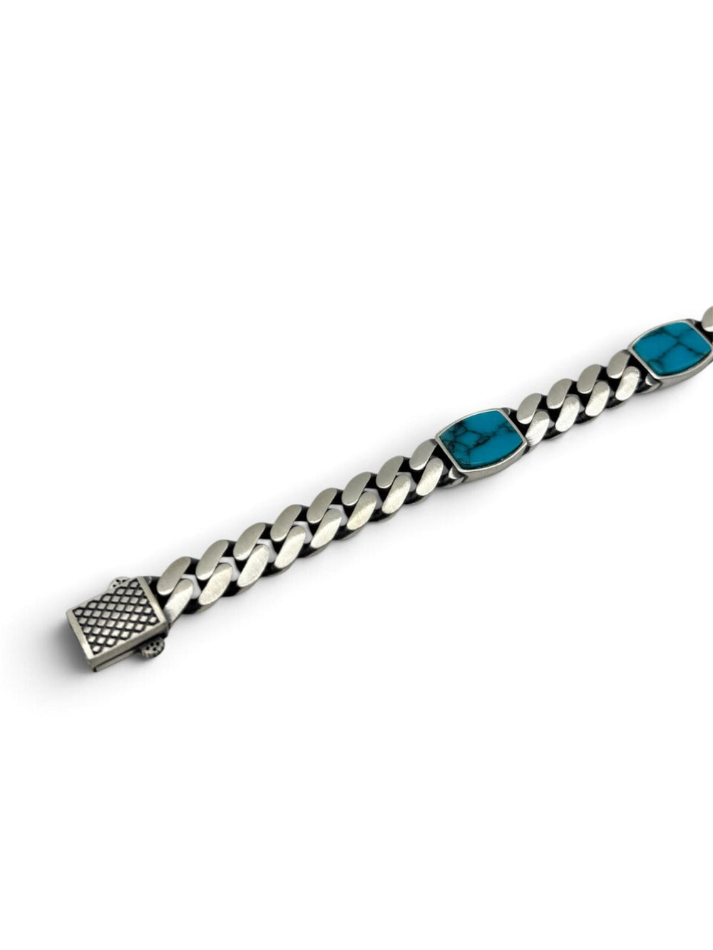 DAWN MESA Armband mit Türkis 925 Sterlingsilber Herrenschmuck – Ansicht 4